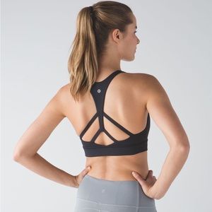 Lululemon Athletica Circuit Breaker High Impact Bra Size 2 - Black